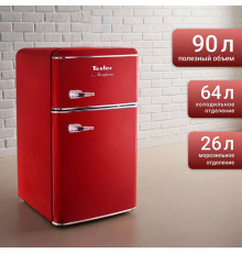 Холодильник TESLER RT-97 RED