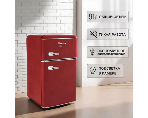 Холодильник TESLER RT-97 RED