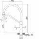 Смеситель для кухни РМС SUS127TBL-016F-015