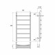 Полотенцесушитель Point Афина PN04158P П5