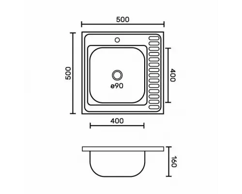 Кухонная мойка FABIA 62273L