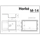 Кухонная мойка Horke М-14 темно-серый