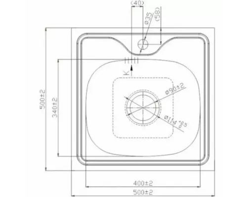 Кухонная мойка РМС MG6-5050
