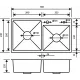 Кухонная мойка РМС MR-7843BL
