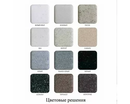 Кухонная мойка SimGran S-1 белый крап