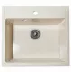 Кухонная мойка SimGran S-13 белый крап