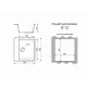Кухонная мойка SimGran S-13 песок