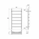 Полотенцесушитель Point Афина PN04158P П5