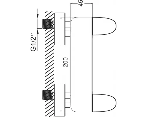 Смеситель для душа Iddis Persey PERSB00i03