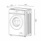 Стиральная машина LEX LWM06010BLIDsmall черно-белый