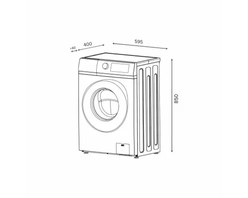 Стиральная машина LEX LWM06010BLIDsmall черно-белый