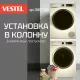 Стиральная машина VESTEL VMT1R1012P бежевый/черный