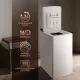 Вертикальная стиральная машина Weissgauff WM 40580 TD Inverter белый