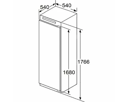 Встраиваемый холодильник Jacky's JL BW1770