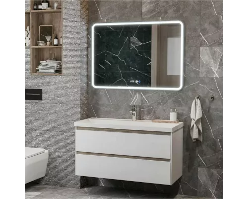 Зеркало с подсветкой Mirsant Harmony 100*70