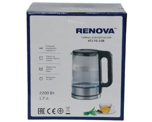 Чайник RENOVA KT17G-10B