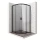 Душевое ограждение Ambassador Queen 11011202 Black 1000*1000*2000