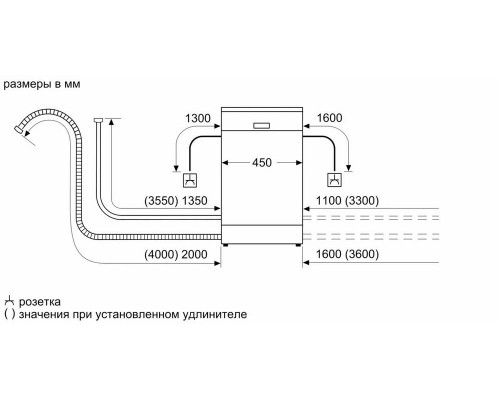 Встраиваемая посудомоечная машина Bosch SPV2IKX54Q