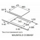 Варочная поверхность Maunfeld CVI804SFLGR Inverter серый