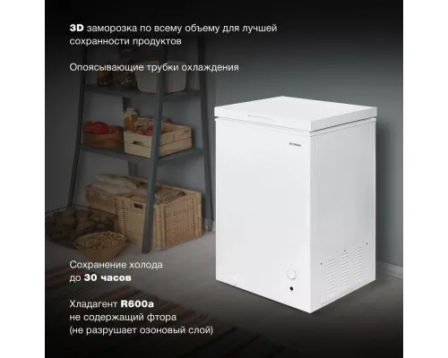 Морозильный ларь Hyundai CH1002 белый