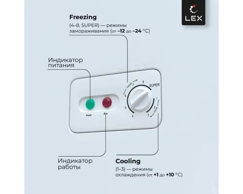 Морозильный ларь LEX LFR478