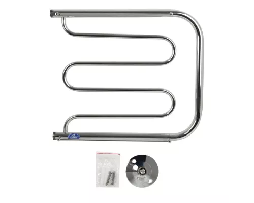 Полотенцесушитель Санакс ФОКСТРОТ с ПОЛКОЙ ф5060 500*600мм труба- 32*2мм