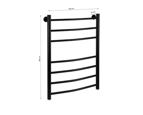 Полотенцесушитель Санакс Классик-дуга к5080ч 500*800 черный