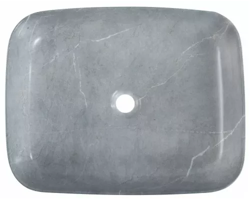 Раковина накладная Mirsant SHELL-0619 Grey Stone Matt