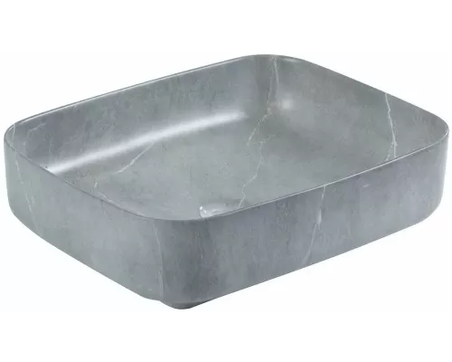 Раковина накладная Mirsant SHELL-0619 Grey Stone Matt