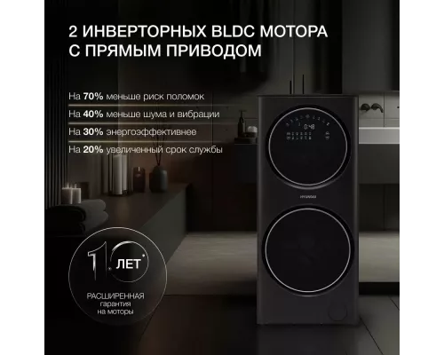 Стиральная машина Hyundai Gemini WMD9423 темно-серебристый