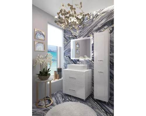 Тумба EvaGold Francesca 80 белый глянец