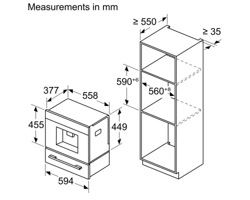 Встраиваемая кофемашина Bosch Serie 8 CTL7181B0 черный