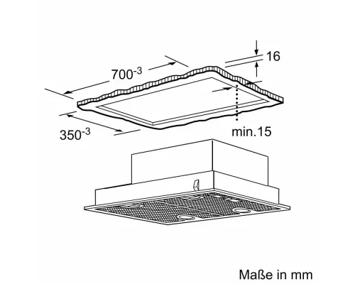 Встраивамая вытяжка Bosch DHL755BL