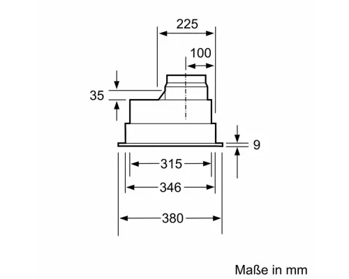 Встраивамая вытяжка Bosch DHL755BL