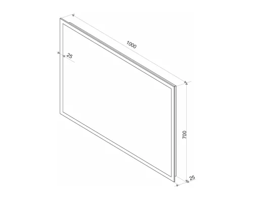 Зеркало САНАКС 1000*700мм 45215