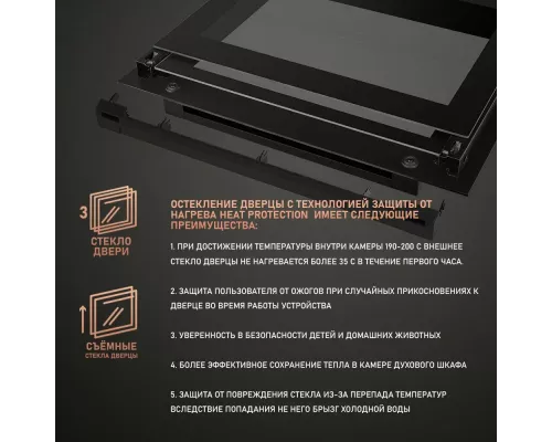 Духовой шкаф Weissgauff EOM 791 SDB Black Edition