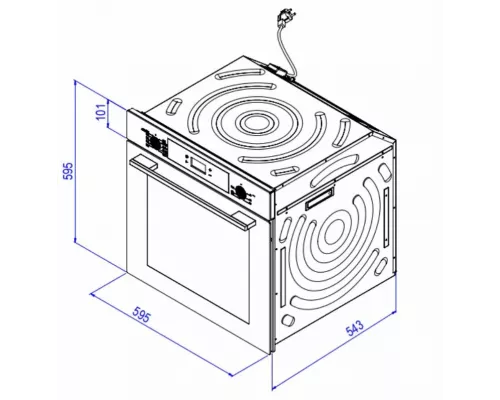 Духовой шкаф Weissgauff EOV 29 PDBS