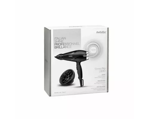 Фен Babyliss 6713DE  черный/серебристый