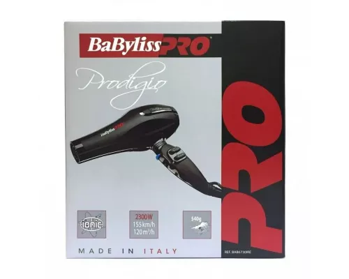 Фен Babyliss Pro PRODIGIO IONIC черный