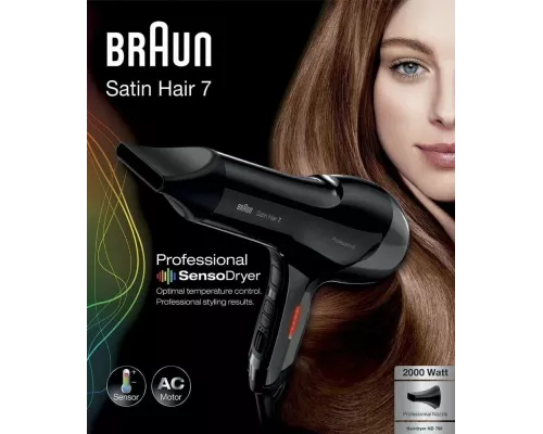 Фен Braun BRHD780E черный