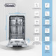 Встраиваемая посудомоечная машина DeLonghi DDW08S Aquamarine eco