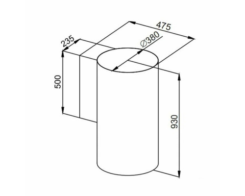 Кухонная вытяжка MAUNFELD Lee Wall 35 Sensor черный