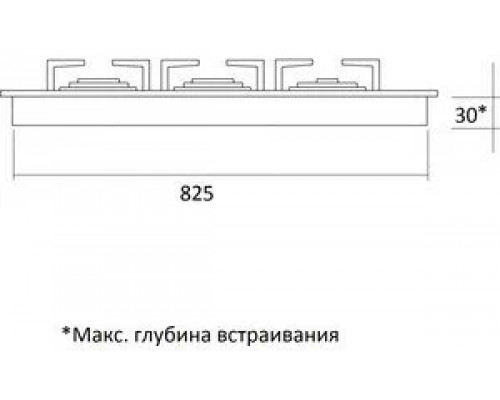 Варочная поверхность Kuppersberg FV9TGRZ ANT Silver Варочная поверхность Kuppersberg FV9TGRZ ANT Silver