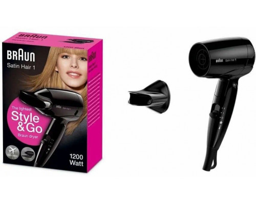 Фен Braun BRHD130E черный