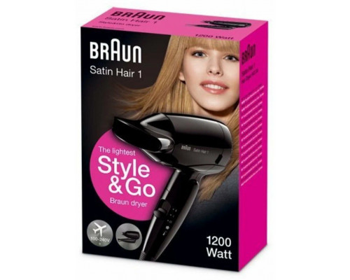 Фен Braun BRHD130E черный