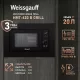 Микроволновая печь Weissgauff HMT-620 B Grill