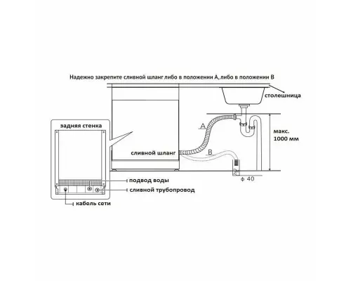 Посудомоечная машина KORTING KDF 45240 белый