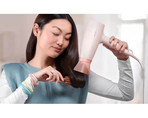 Стайлер Philips (набор фен + выпрямитель), розовый