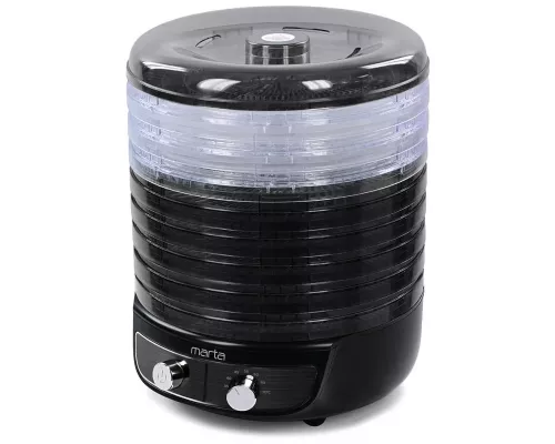 Сушилка для овощей и фруктов MARTA MFD-8083PS черный жемчуг