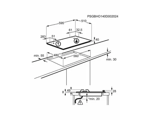 Варочная поверхность Electrolux EGS6436SX